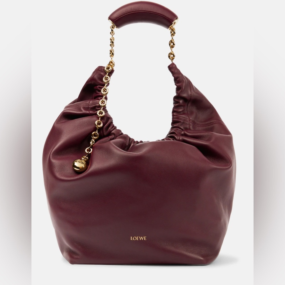 Loewe Burgundy Squeeze Bag